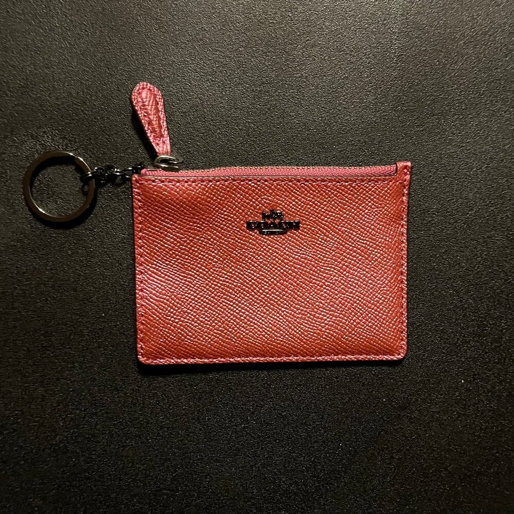 Coach Mini Skinny ID Case with Shopping Bag